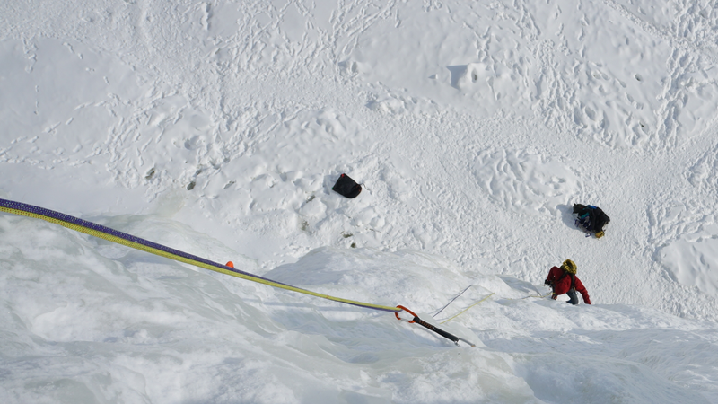 Illustration for article titled Climbing Quebec’s Frozen Waterfalls